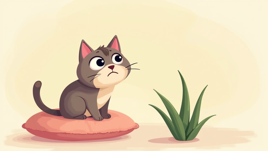 aloe poisoning symptoms in cats