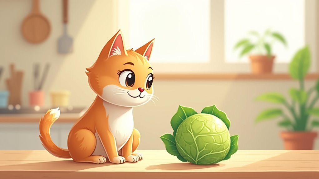 cabbage limited nutrients for cats