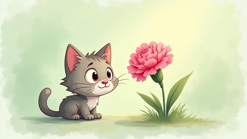 carnations can harm cats