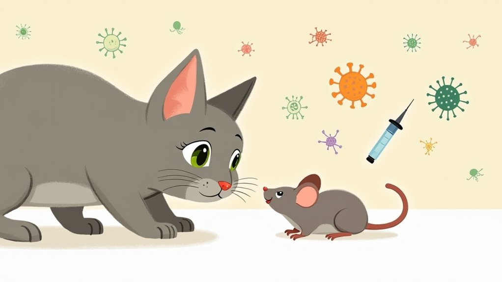 cat health risks from mice
