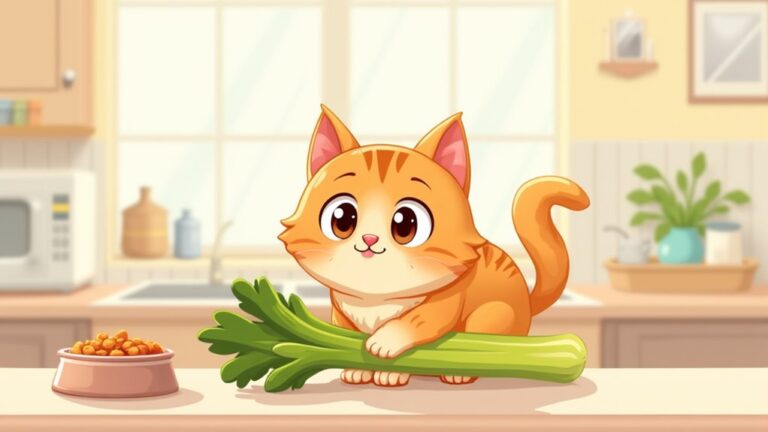 cats and celery consumption