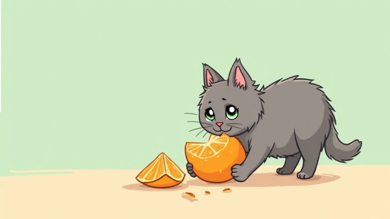 cats and orange peels