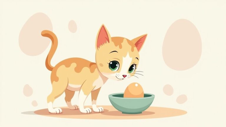 cats and raw eggs