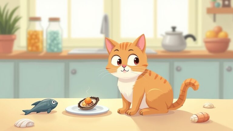 cats and raw oysters