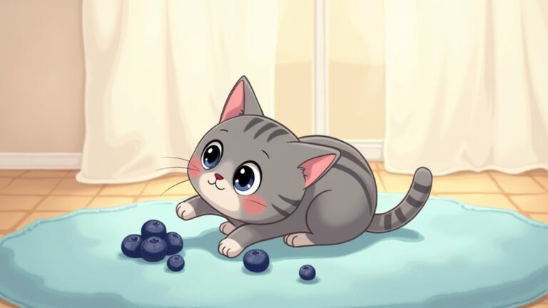 cats can eat blueberries