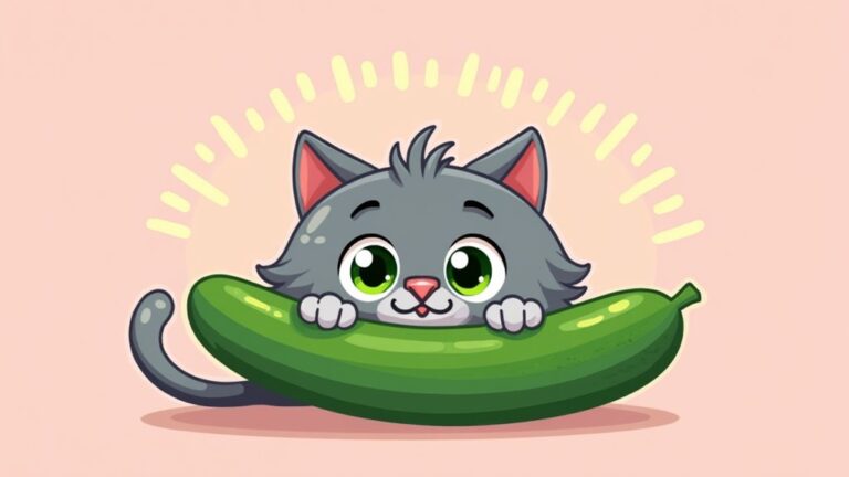 cats can eat cucumber