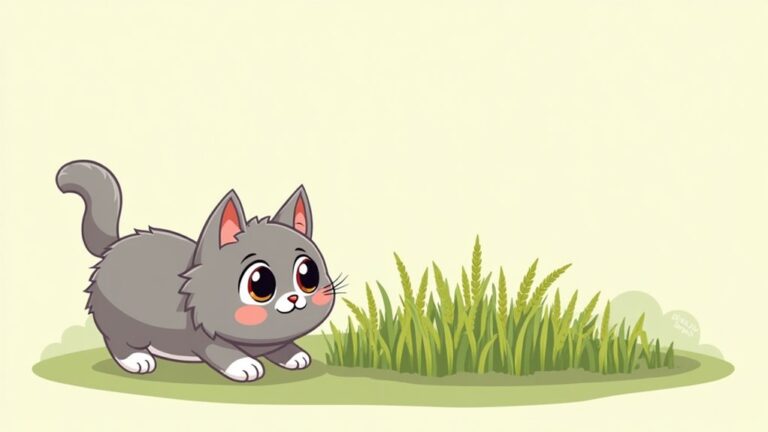 cats can eat grass