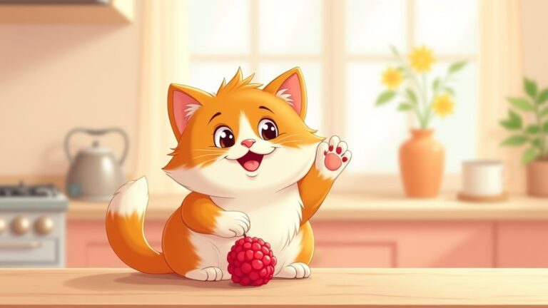 cats can eat raspberries