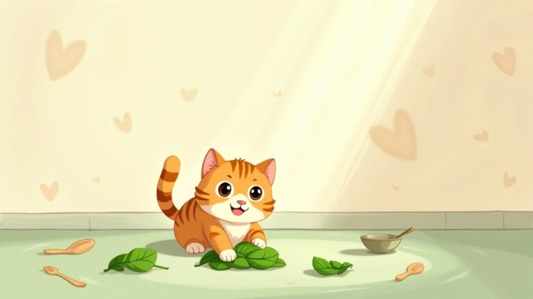 cats can eat spinach