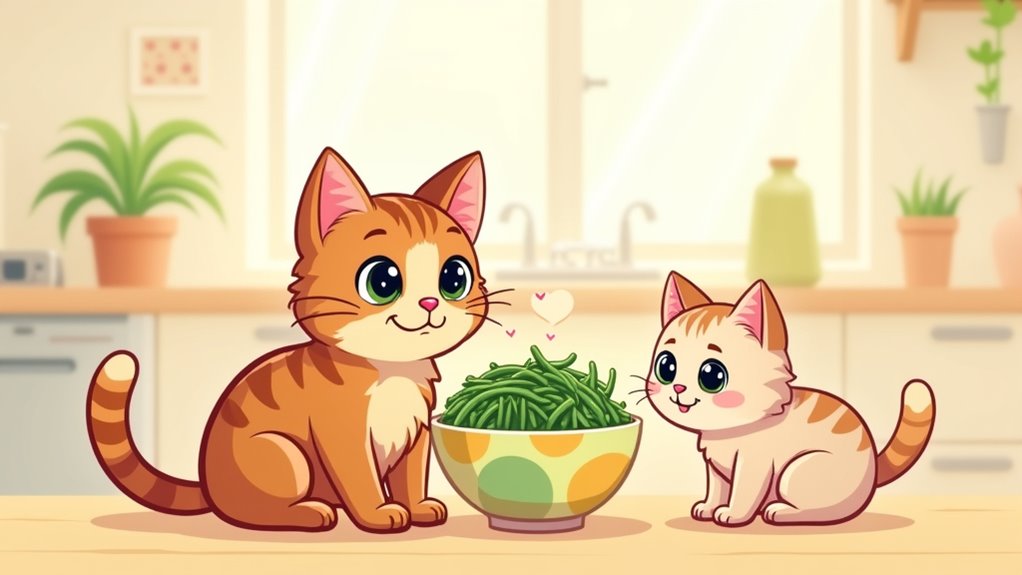 cats can eat string beans