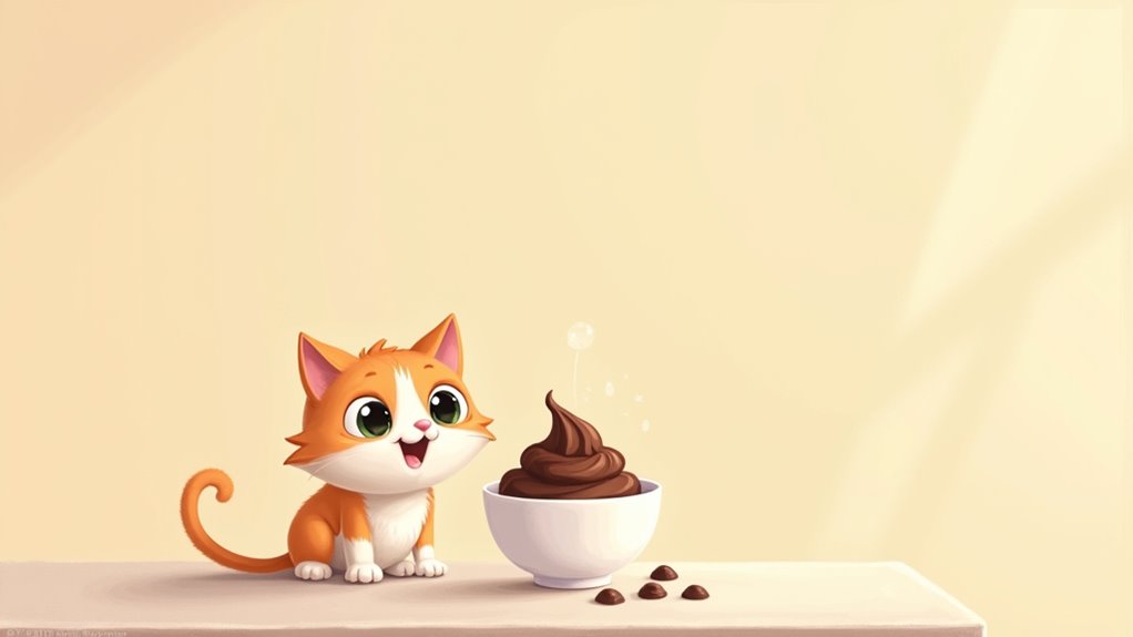 chocolate ice cream dangers cats