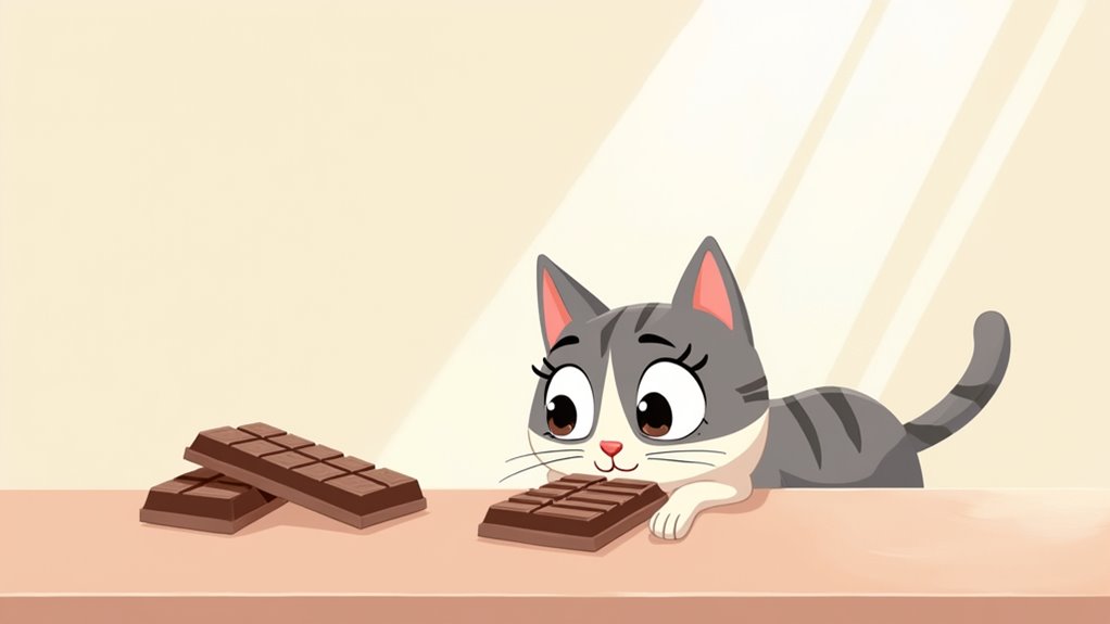chocolate is toxic to cats