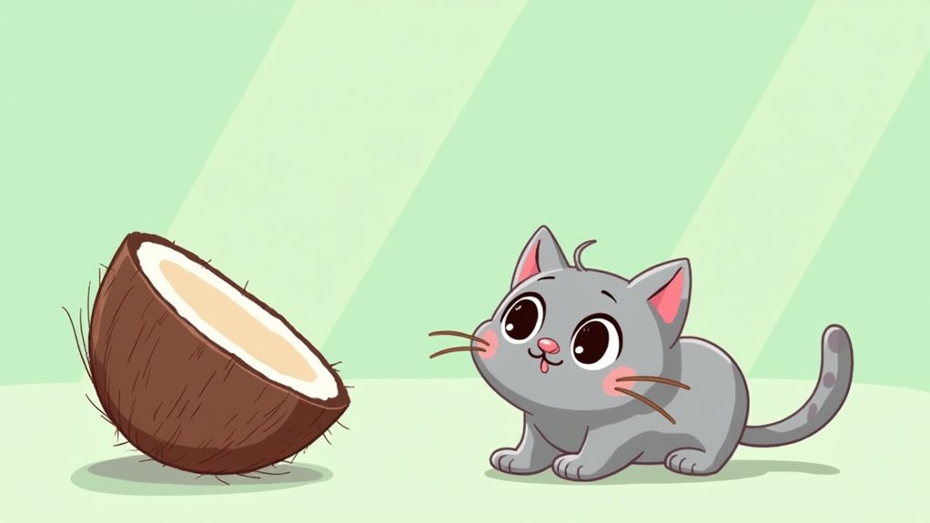 coconut risks for cats