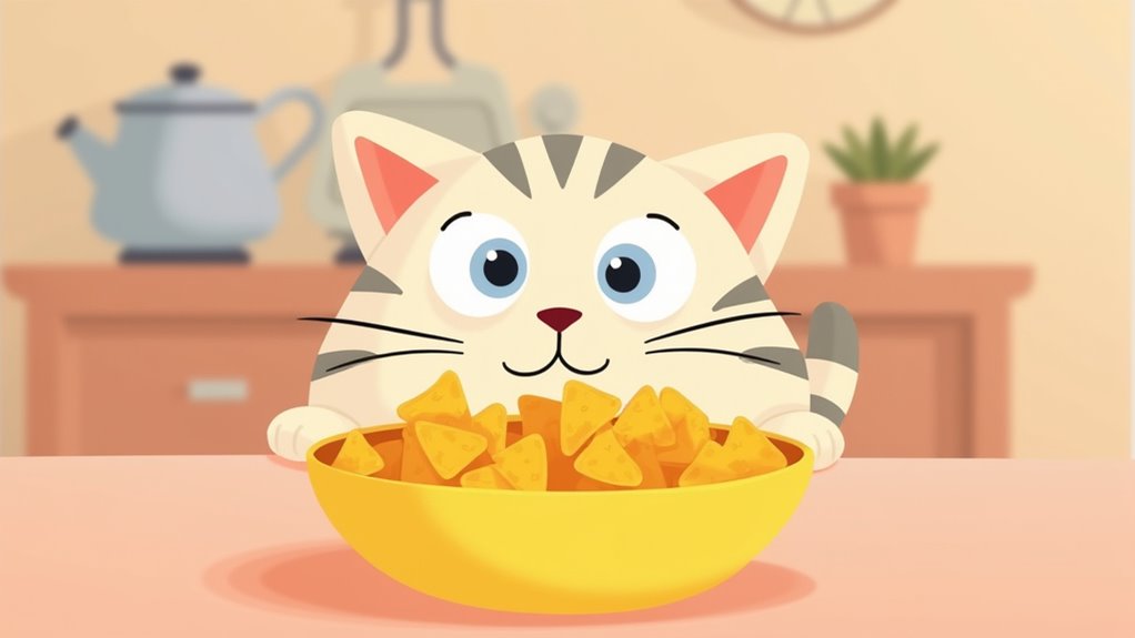 corn chips harm cats