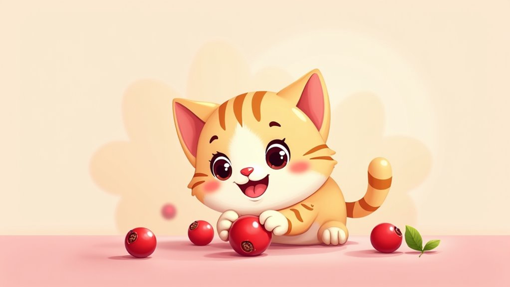 cranberries enhance cat health