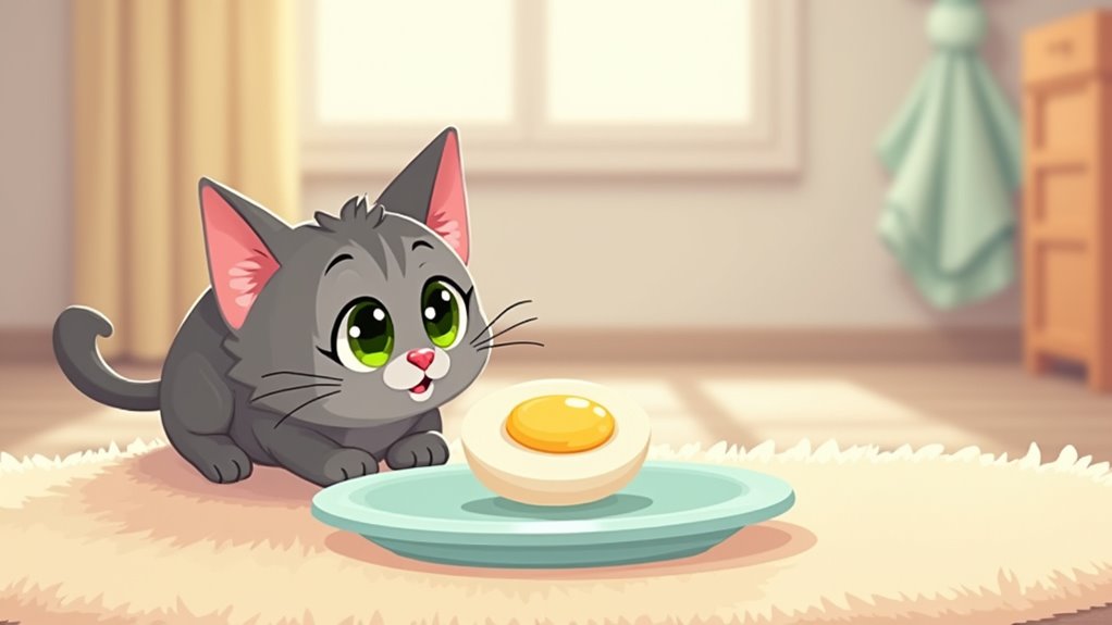 eggs healthy treat for cats