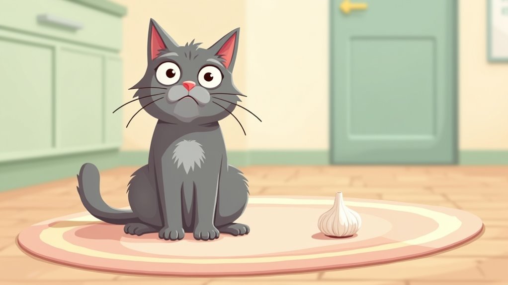 garlic is toxic to cats