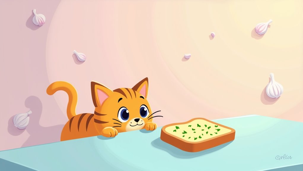 garlic poisoning symptoms in cats