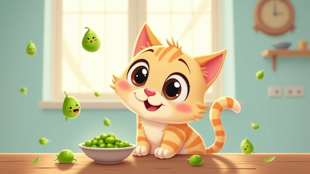 green peas benefit cat health