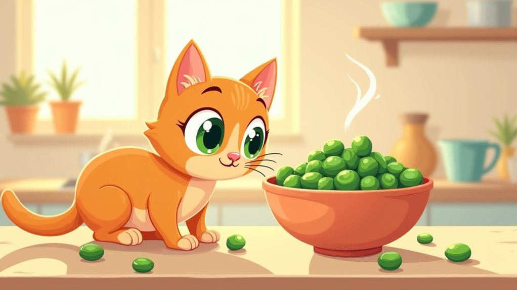 green peas benefit cats health