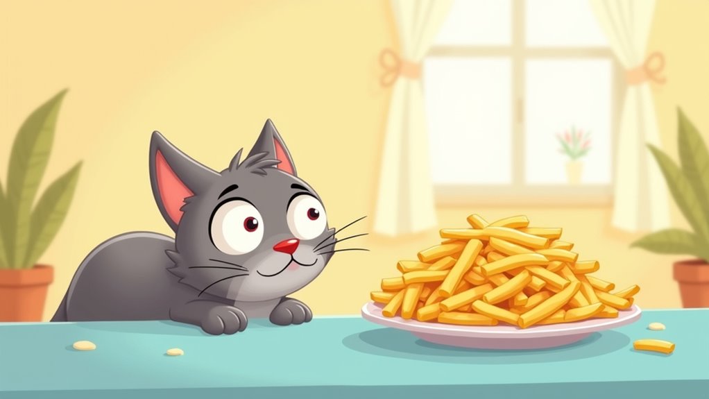 high fat foods harm cats