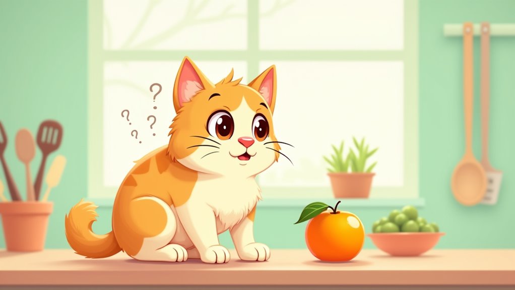 mandarins are harmful for cats