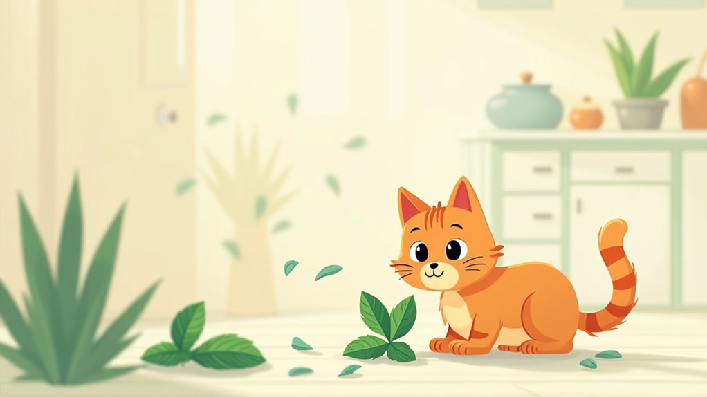 mint poisoning in cats