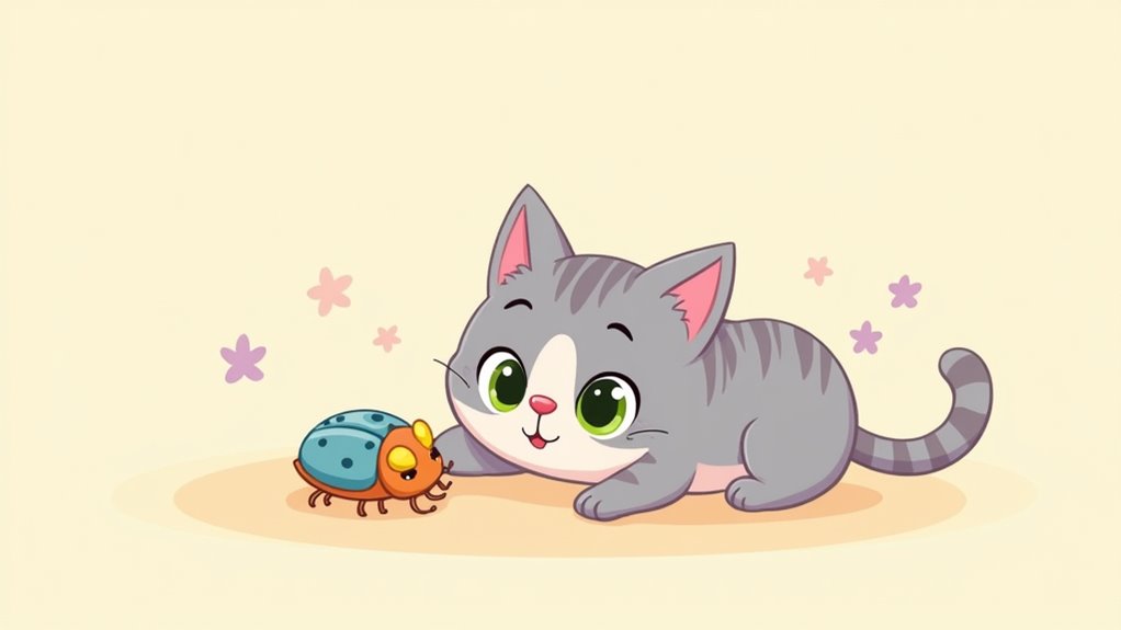 monitor cats during hunting