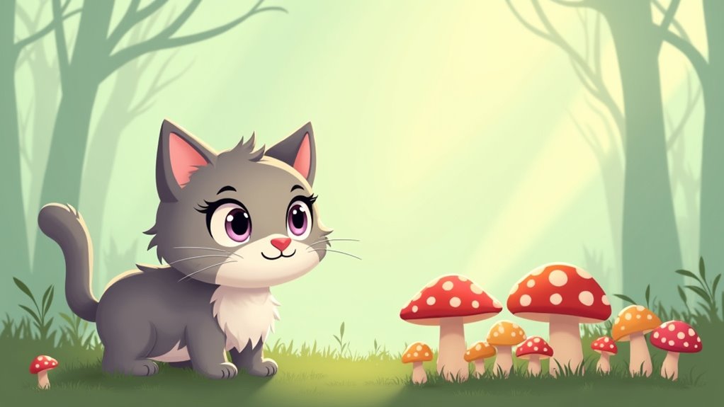 mushroom poisoning symptoms in cats