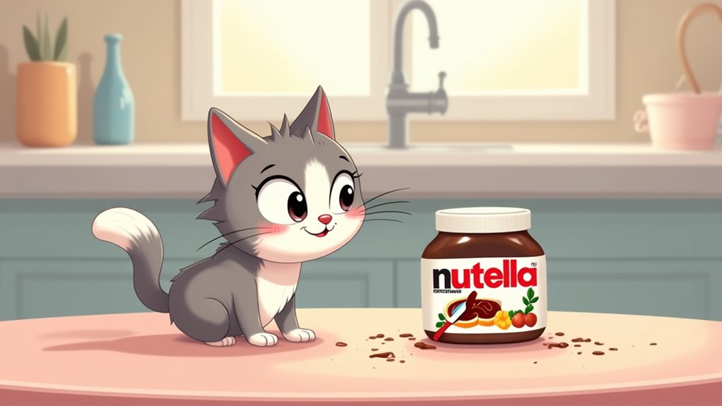 nutella is toxic for cats
