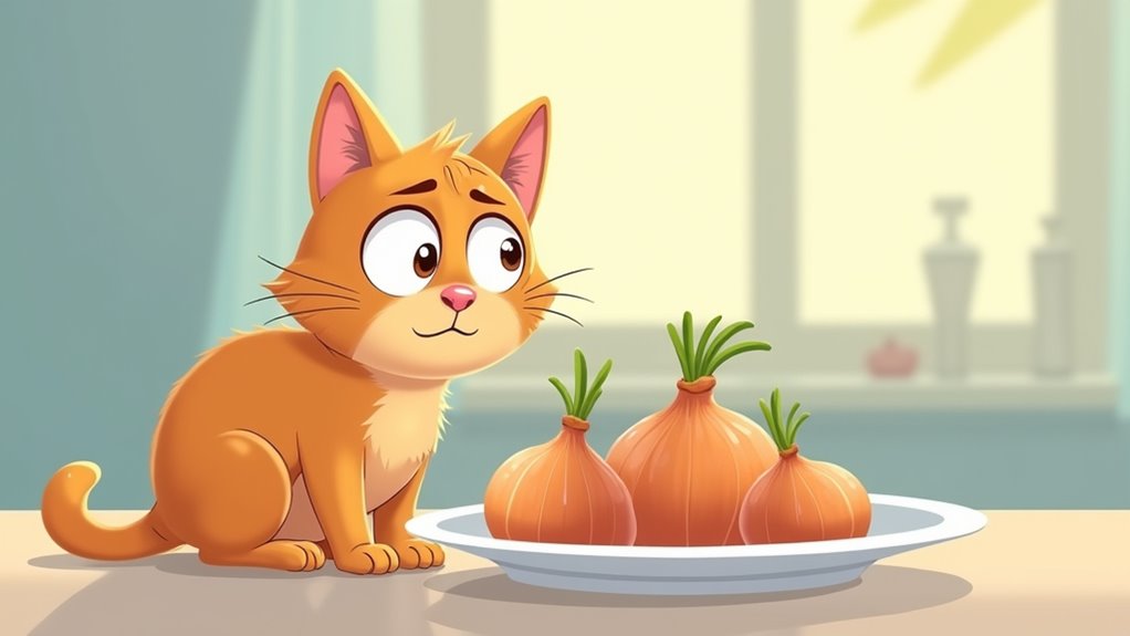 onion poisoning in cats