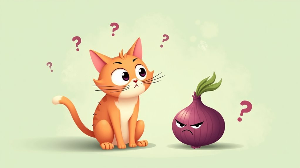 onion poisoning in cats