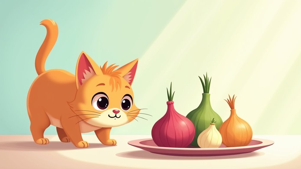 onions are toxic to cats