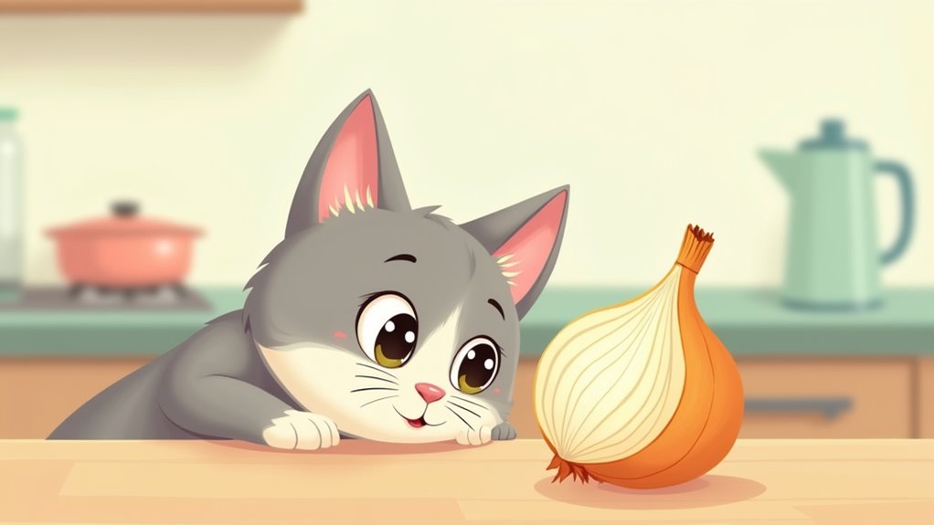 onions cause anemia in cats