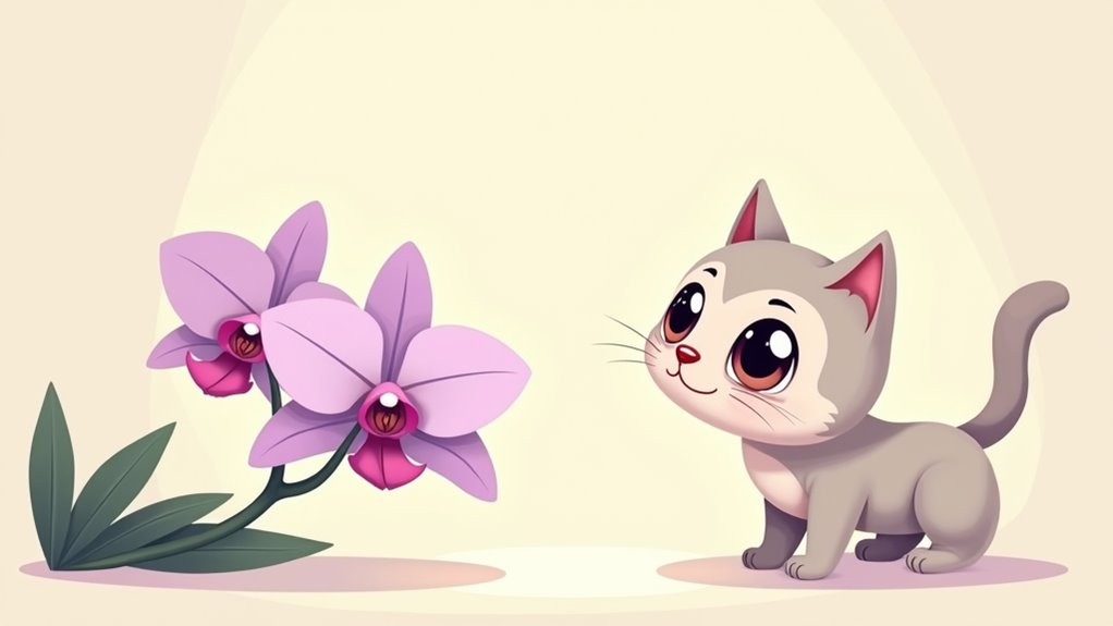 orchids can harm cats