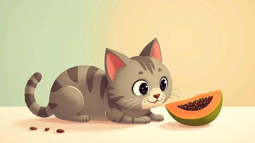 papaya nutrient rich cat treat