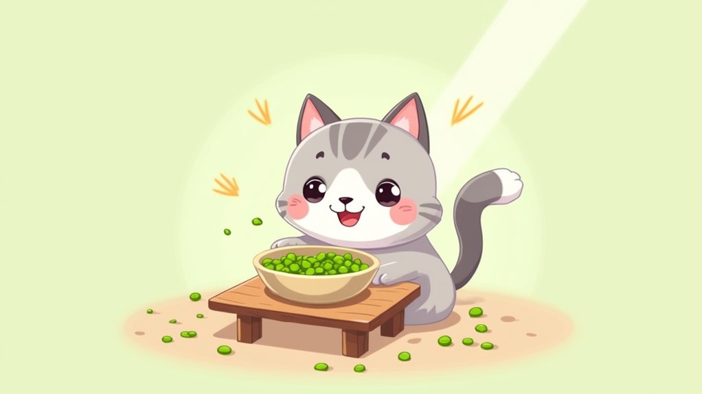 peas enhance cat health