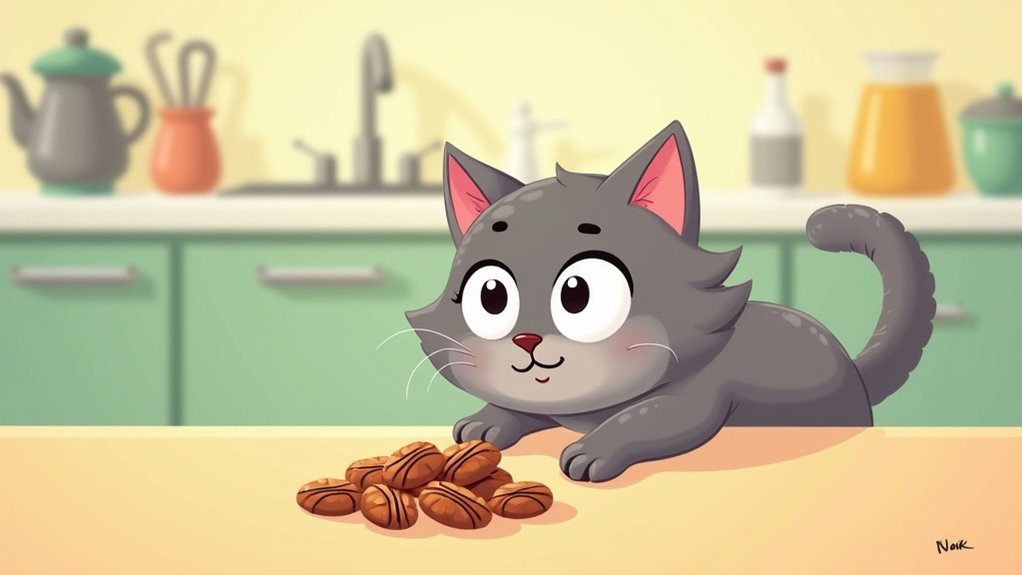 pecans unsuitable for cats