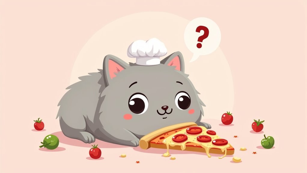 pizza is harmful for cats