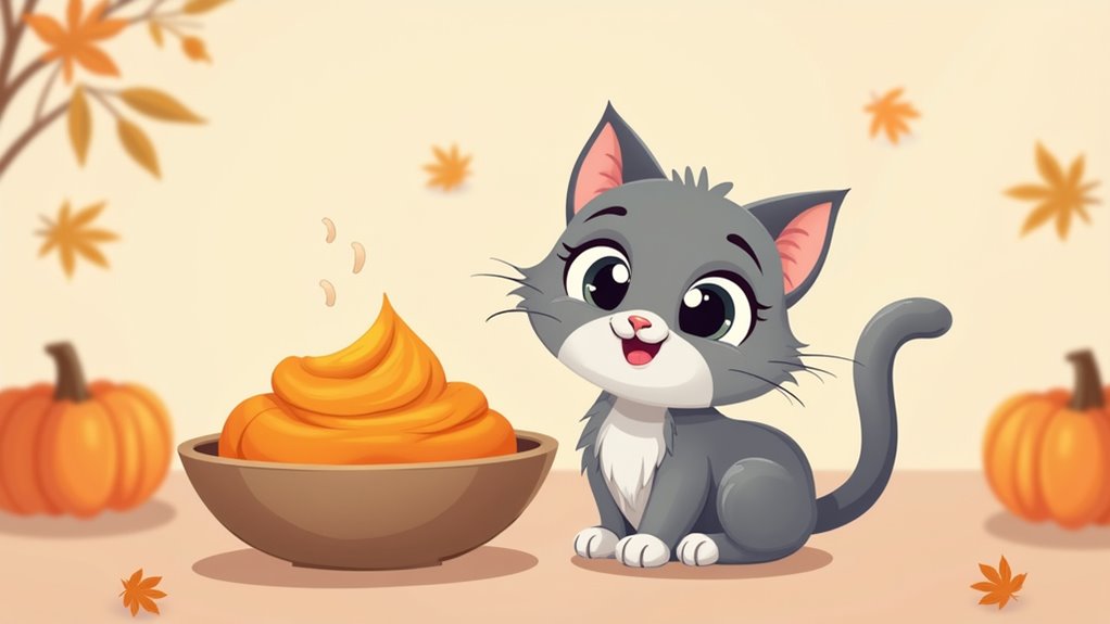 pumpkin aids feline digestion