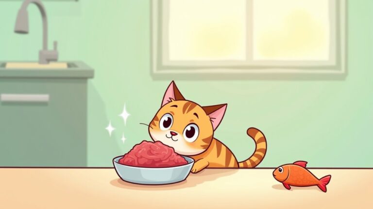 raw beef safe for cats