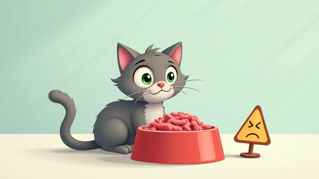 raw meat feeding hazards
