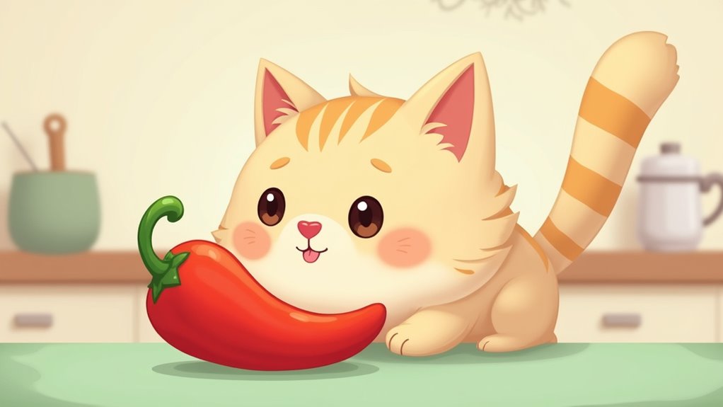 red peppers benefit cat health