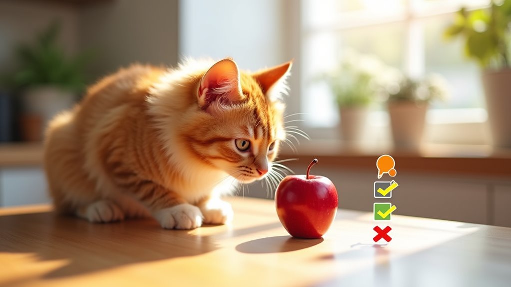 safe apple treats for cats