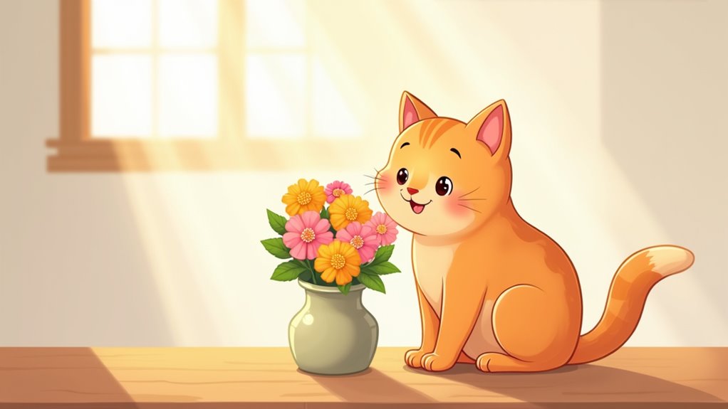 safe flowers for cats