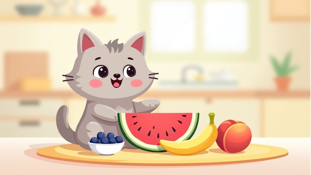safe fruits for cats