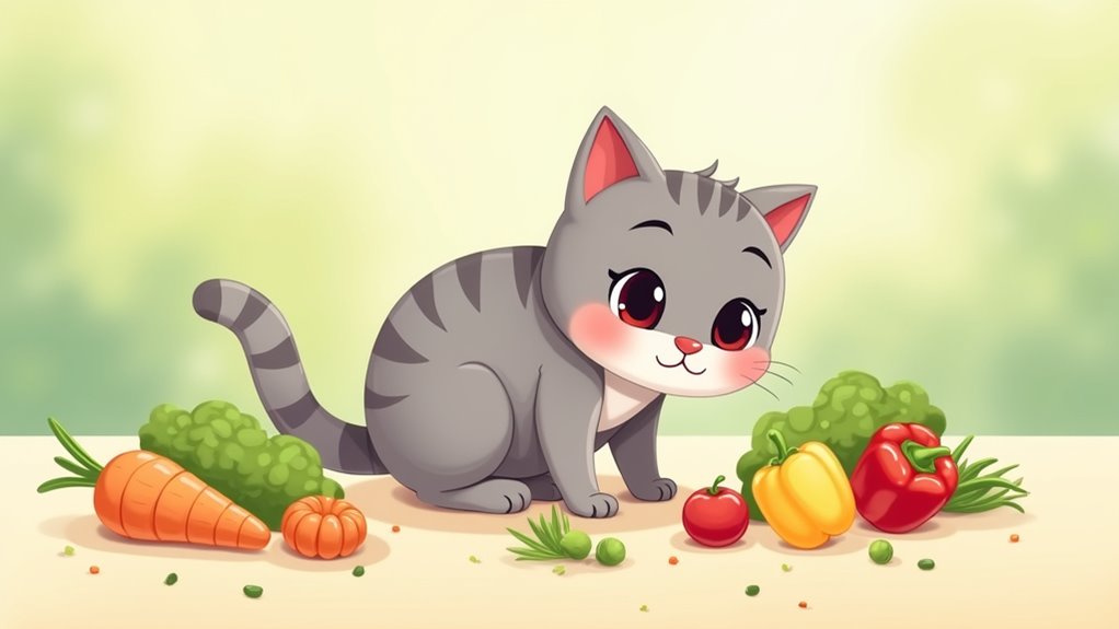 safe vegetable options for cats