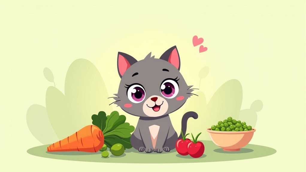 safe vegetables for cats