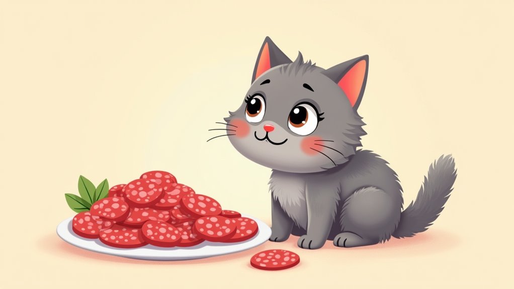 salami treats for cats