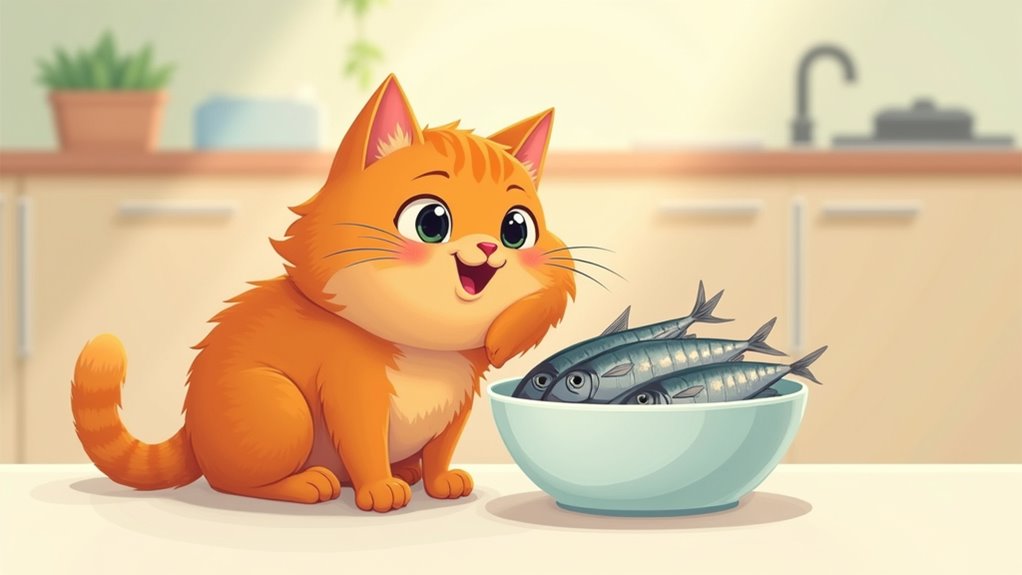 sardines as cat treats